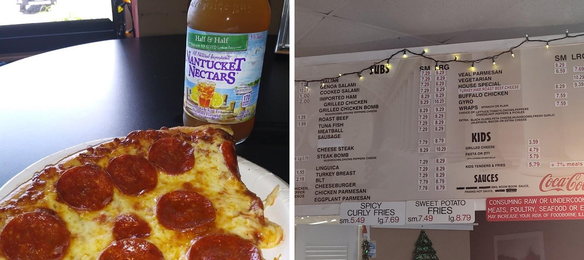 Alecsies House of Pizza Menu